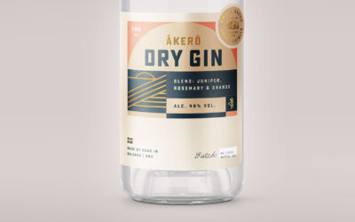 Åkerö Dry Gin / Label Design